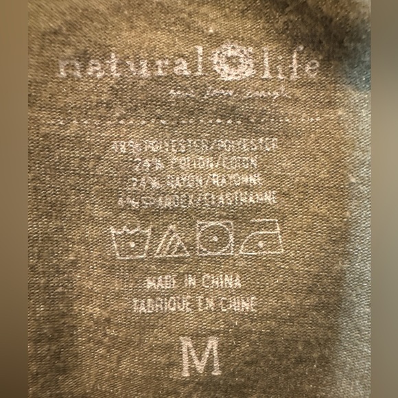 NATURAL LIFE Olive Green Tee Shirt Dress - Picture 6 of 6